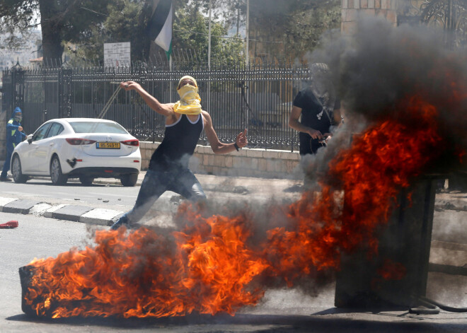 Palestīniešu demonstrācijas pāraug asiņainās sadursmēs ar Izraēlas drošības spēkiem