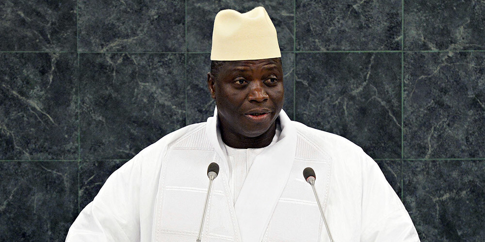 Gambijas eksprezidents "nozadzis 50 miljonus dolāru"