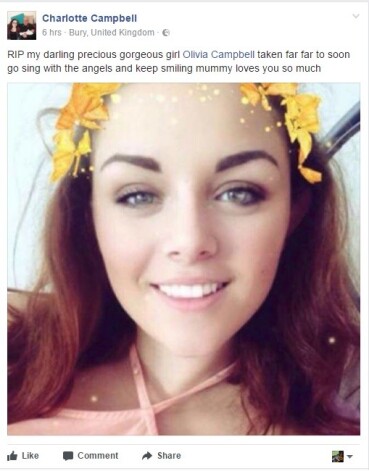 Mammas atvadas no Olīvijas.