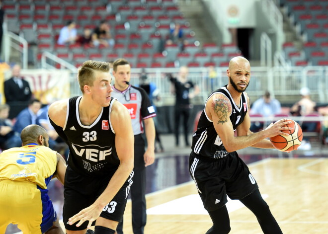 "Arēnā Rīga" notiek "Olybet" Latvijas Basketbola līgas fināla spēle starp BK "Ventspils" un "VEF Rīga".