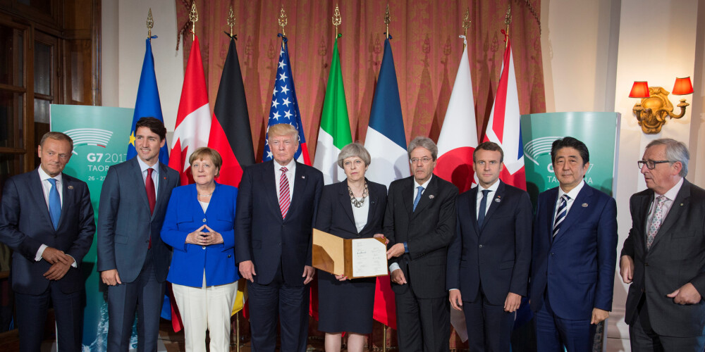 G7 pauž gatavību pastiprināt sankcijas pret Krieviju