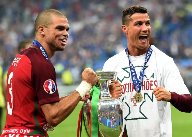 Ronaldu un Pepe jau trešdien pievienosies izlasei un ir gatavi piektdien spēlēt Rīgā