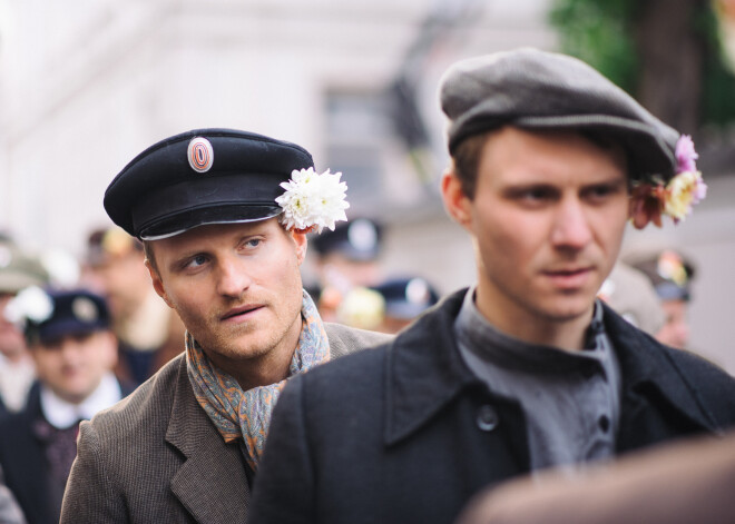 Filmas „Dvēseļu putenis” filmēšana.