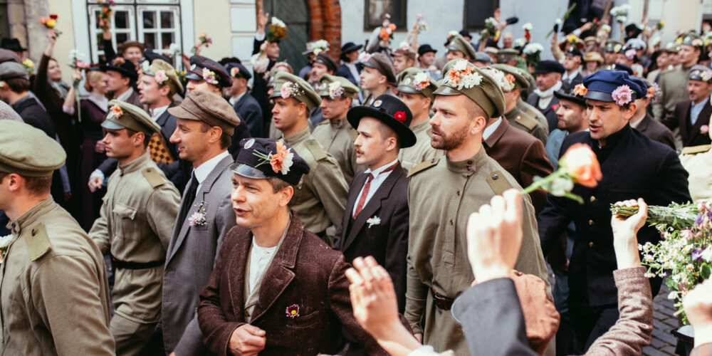 Darba duna. Rīgā tiek filmēta kinolente "Dvēseļu putenis".