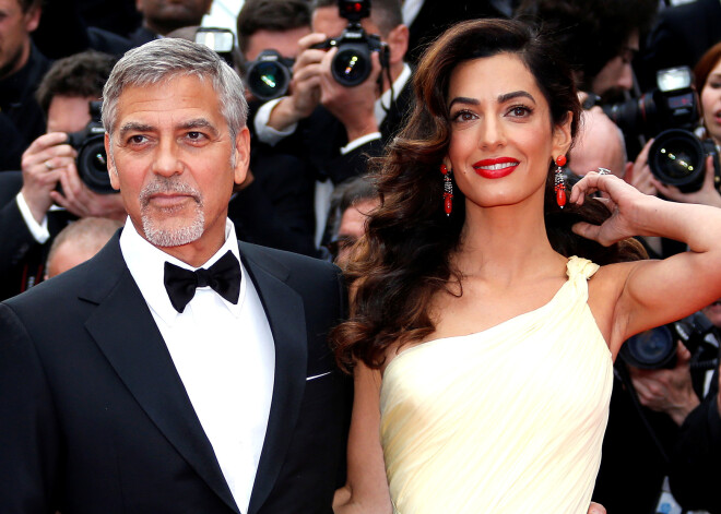 Džordžs Klūnijs ar daiļo sievu Amalu kļuvuši par dvīņu vecākiem