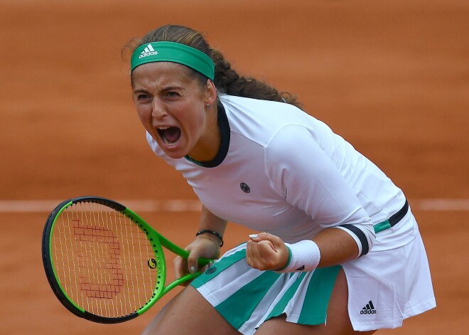 Nebijis panākums Latvijas sieviešu tenisā! Aļona Ostapenko iekļūst "Roland Garros" pusfinālā