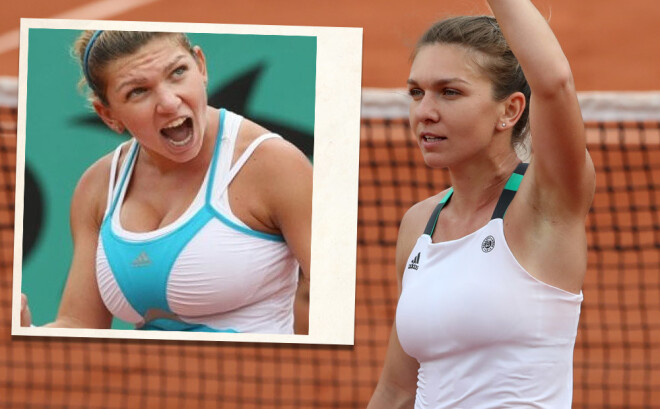 Simona Halepa sporta karjeras labad plastiskā operācijā samazināja krūtis.