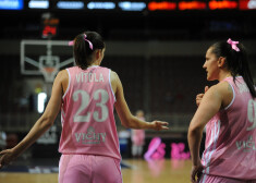 Latvijas basketbola izlases spēlētāja Kristīne Vītola.