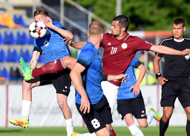 Latvijas futbola izlase ar zaudējumu igauņiem atkārto komandas antirekordu