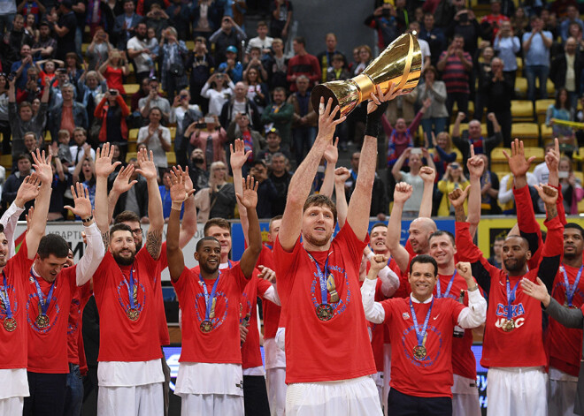 Maskavas CSKA basketbolisti astoto reizi kļūst par Vienotās līgas čempioniem