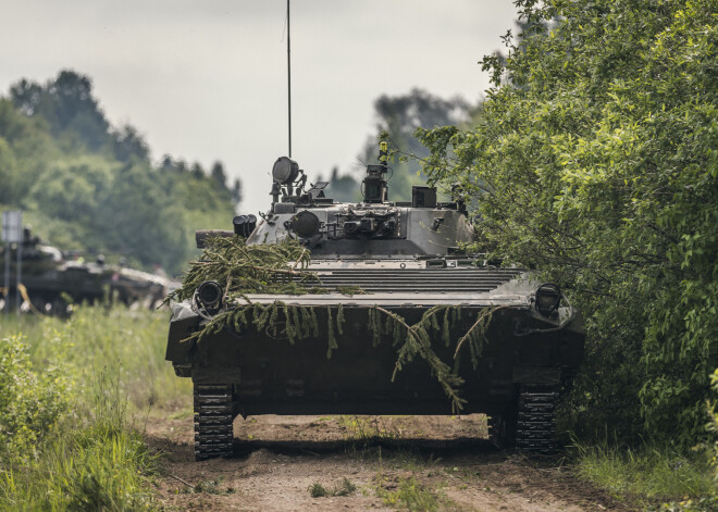 Tā notiek lielākās militārās mācības Latvijā. FOTO