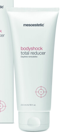  Mesoestetic Bodyshock Local Reducer. Samazina tauku uzkrāšanos šūnās, kas veido zemādas taukaudu slāni. Āda problēmzonu apvidū kļūst tvirtāka, gludāka, elastīgāka.