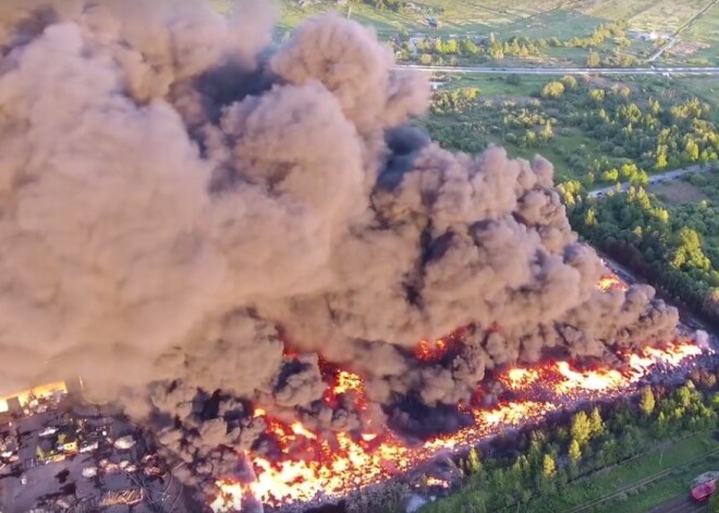 Свалка в Юрмале, где произошел страшный пожар, была нелегальной