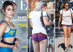 Пэрис Джексон на своей первой обложке Vogue и во время прогулки в Лос-Анджелесе.