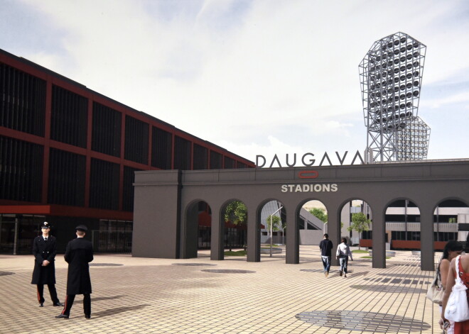 Par Daugavas stadiona projeku sarunas turpinās ar diviem autoriem