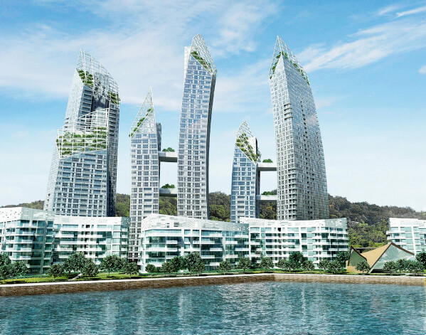 Luksusa apartamentu komplekss Atspīdumi Kepela līcī Singapūrā, 2006. – 2011.