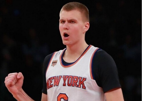 Latvietis Kristaps Porziņģis ir viena no "Knicks" kluba lielākajām zvaigznēm.