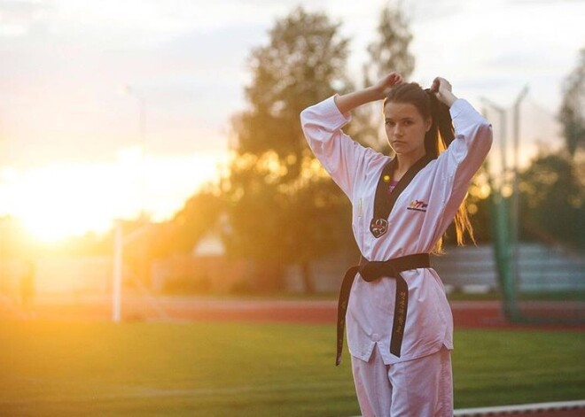 18 gadus vecā taekvondo cīkstone Tarvida izcīna Latvijai visu laiku pirmo bronzu pasaules čempionātā