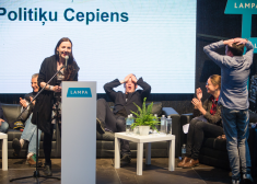 Režisore Marta Elīna Martinsone 2017. gadā politiķus "cepināja" pirmo reizi. 
