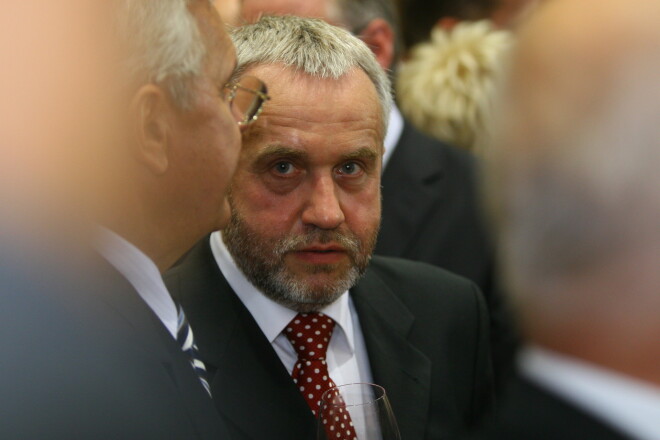 Andris Šķēle Valda Zatlera inaugurācijā 2007.gadā.