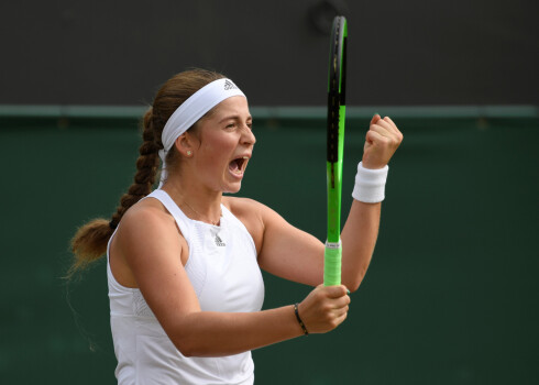 Aļona Ostapenko kārtējo reizi pierādīja, ka prot atspēlēties praktiski jebkurā situācijā.