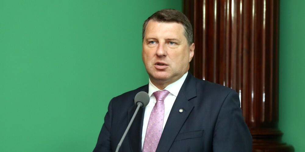 Valsts prezidents Raimonds Vējonis. 