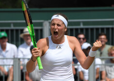 Aļona Ostapenko "Grand Slam" turnīros ir uzvarējusi 11 spēlēs pēc kārtas.