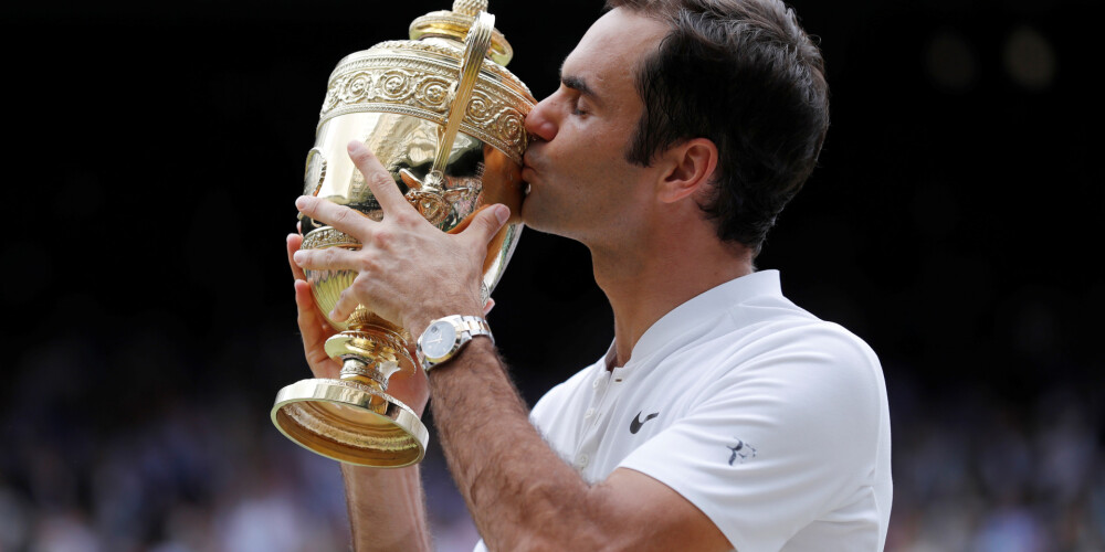 Federers kļūst par pirmo astoņkārtējo Vimbldonas čempionu