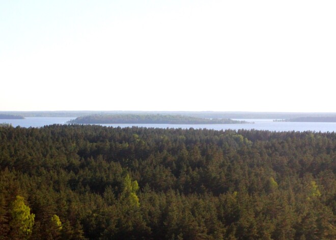 Bagātību sala Usmas ezera vidū