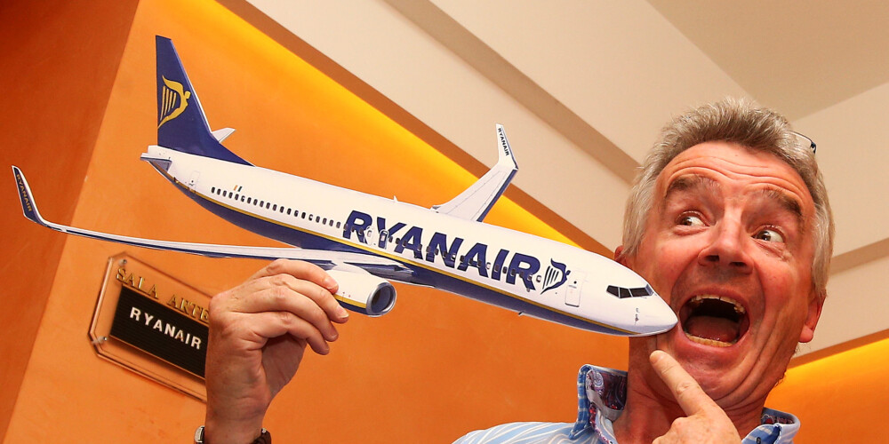"Ryanair" šefs piktajiem pasažieriem paziņo - maksājiet vai beidziet čīkstēt!