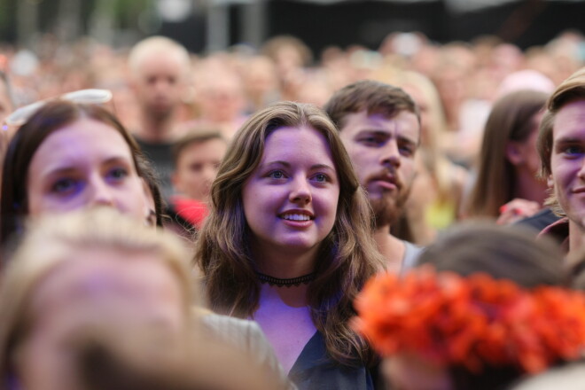 Monika Pedersena pērn vasarā Salacgrīvā, “Positivus” festivālā.