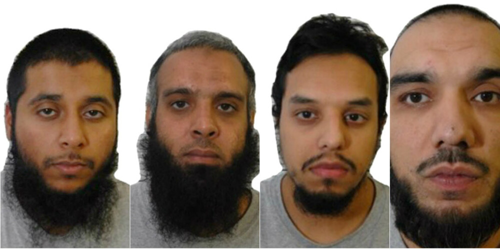 "Trim musketieriem" Lielbritānijā piespriež mūža ieslodzījumus par terorismu