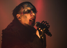 Mensons koncertā Maskavā. 