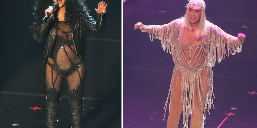 Во время выступления в Лас-Вегасе 71-летняя Шер одевалась традиционно откровенно