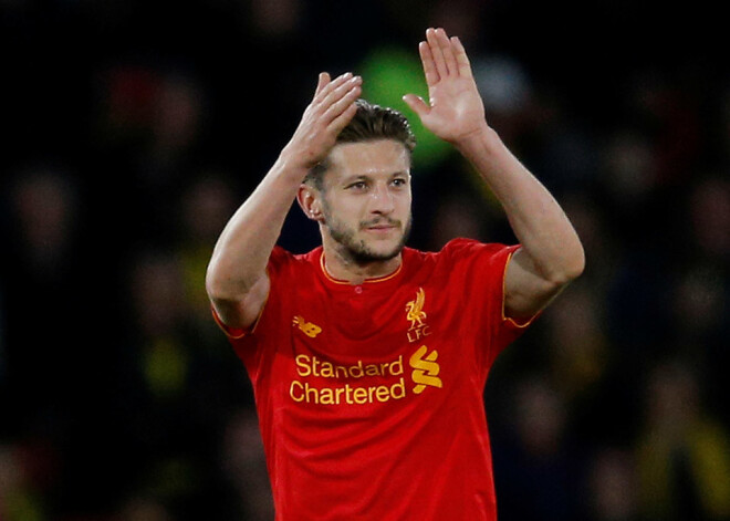 "Liverpool" pussargs Lallana traumas dēļ nevarēs spēlēt divus mēnešus