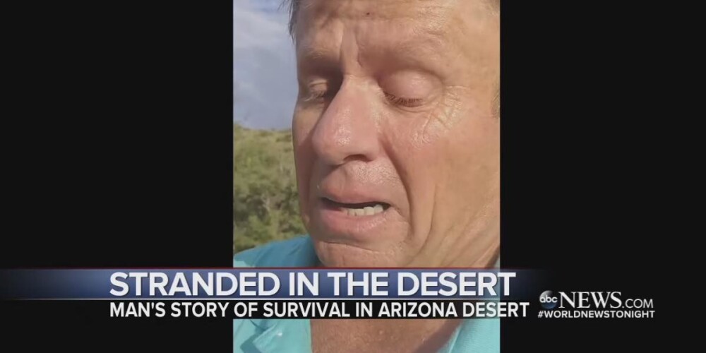 Американец провел два дня в горной пустыне без еды из-за сломавшейся машины