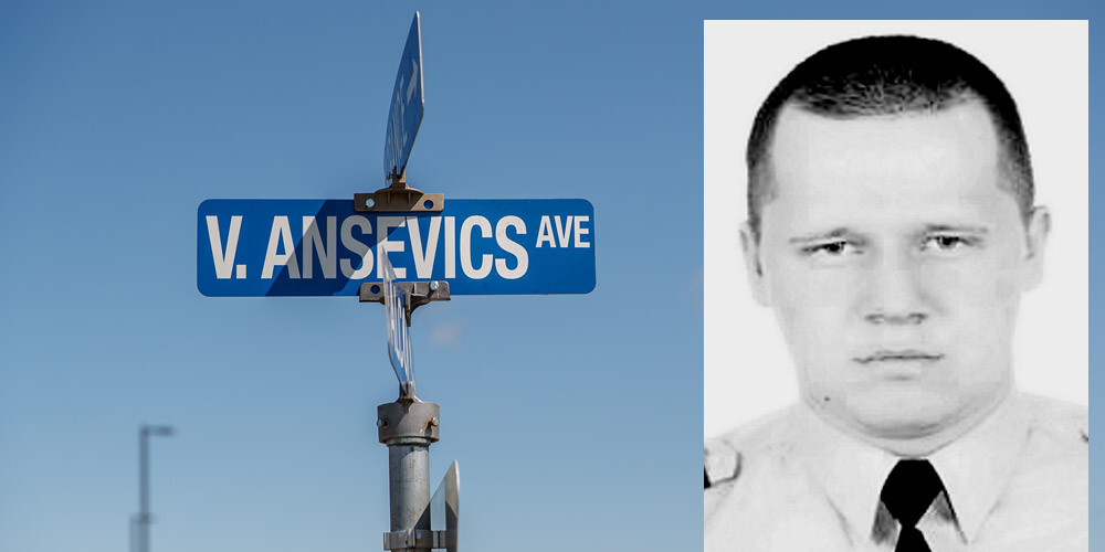 ASV nosauc ielu kaujā kritušā Latvijas karavīra Voldemāra Anševica vārdā