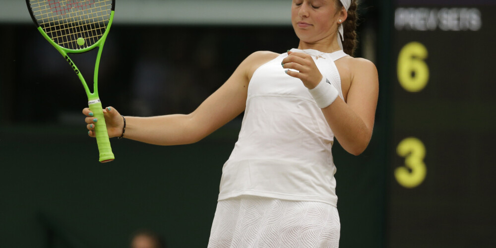 Ostapenko cieš negaidītu zaudējumu Sinsinati WTA turnīra pirmajā kārtā