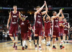 Pārbaudes spēle basketbolā vīriešiem starp Latvijas un Lietuvas valstsvienībām ''Arēnā Rīga''.