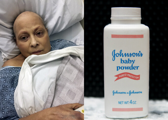 Ar vēzi slima sieviete iztiesā 417 miljonus no populārās firmas "Johnson & Johnson"