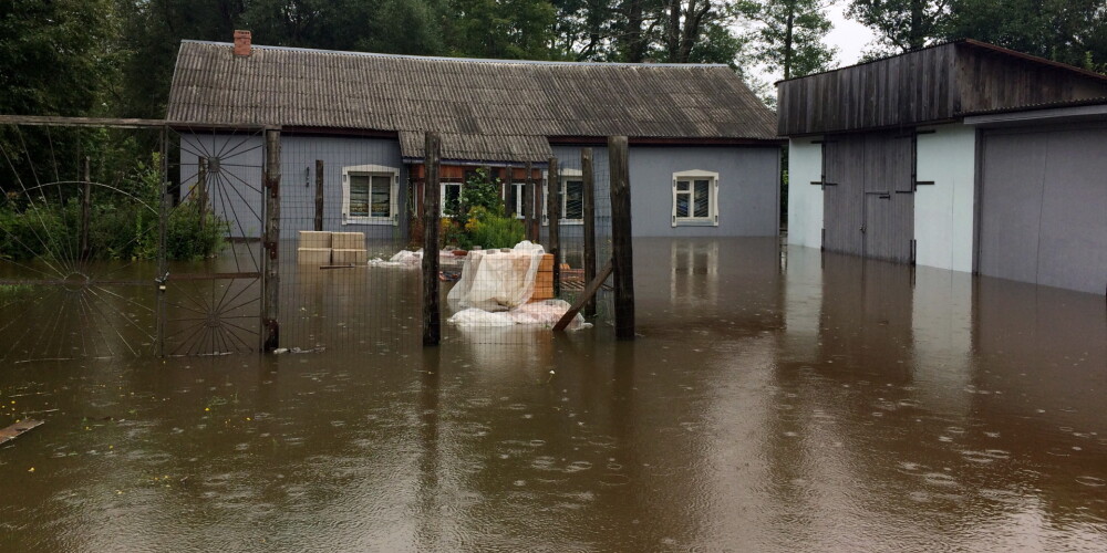 Atsevišķos Latvijas novados plūdu dēļ grib izsludināt ārkārtas stāvokli