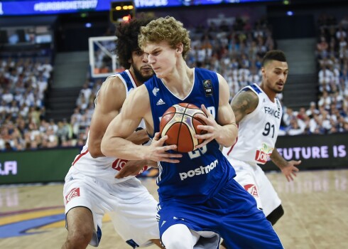 Francijas aizsardzībai vieslielākās galvassāpes sagādāja šogad NBA draftētais Lauri Markanens.