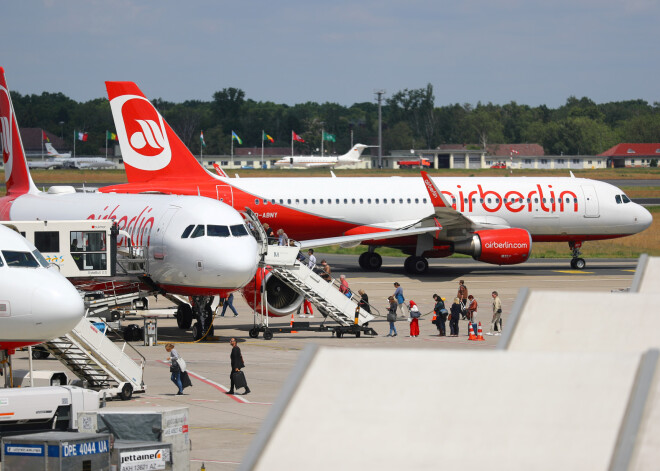 Ar Briseles atļauju Vācija aizdos 150 miljonus eiro aviosabiedrībai "Air Berlin"