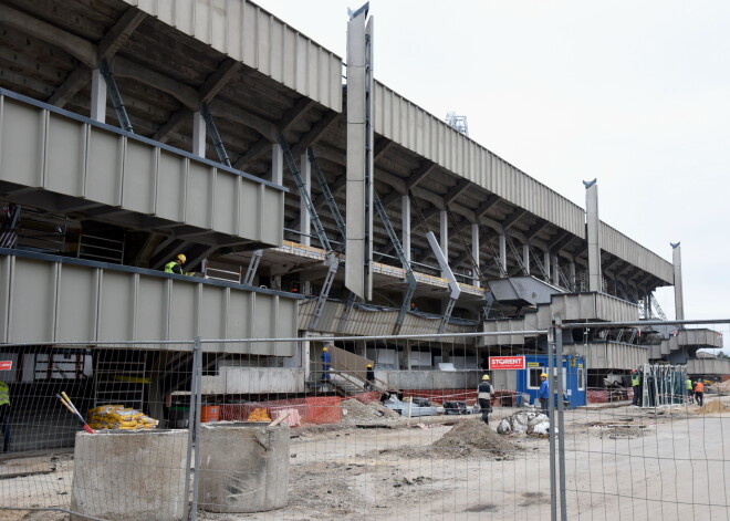 "Daugavas" stadionā tiek iemūrēta vēsturiskā kapsula