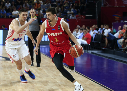 Lieliskais Šveds salauž spēcīgo Horvātiju un ieved Krievijas basketbolistus ceturtdaļfinālā