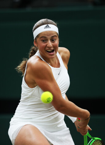 Tenisiste Aļona Ostapenko.