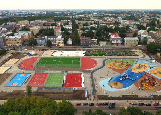 Sestdien aicina uz Centra sporta kvartāla atklāšanas svētkiem