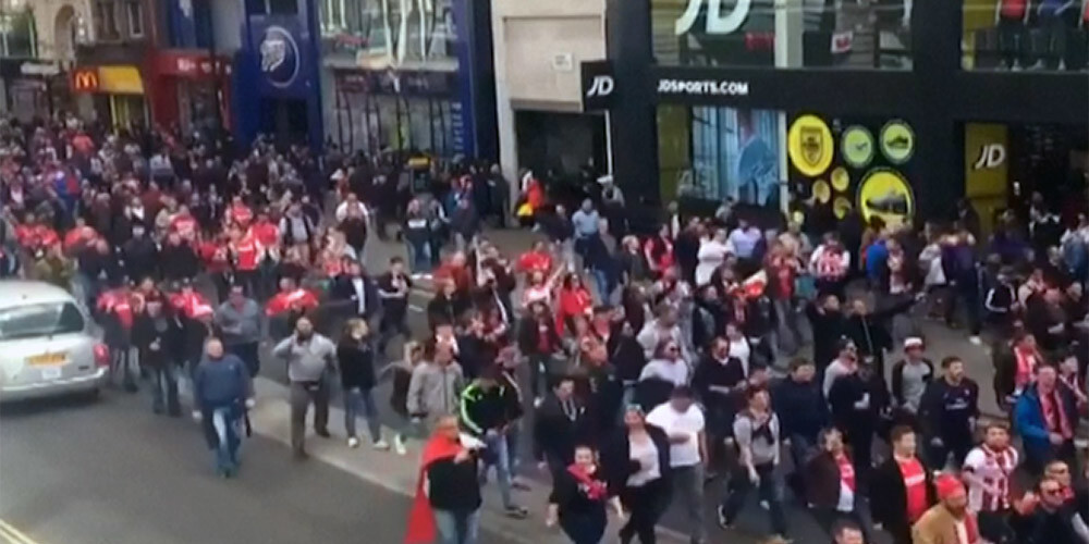 "Koln" līdzjutēji Londonā rada biļešu haosu, "Arsenal" veiks izmeklēšanu