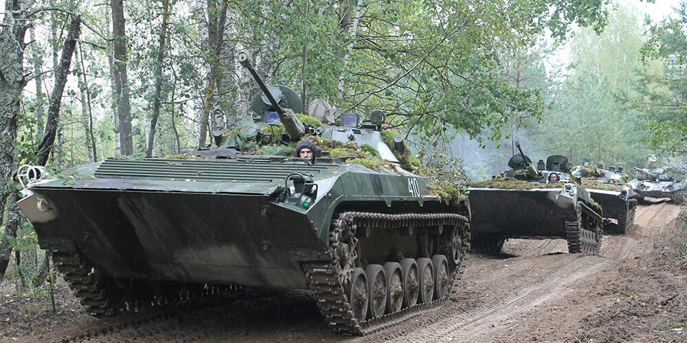 Baltkrievu militārā tehnika piedalās manevros "Zapad 2017".
