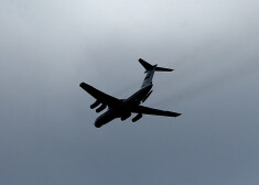 Krievijas militārā transportlidmašīna "Il-76".